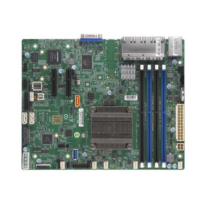 Supermicro A2SDV-4C-LN8F Motherboard Intel Atom processor C3558 4-Core, SoC, up to...