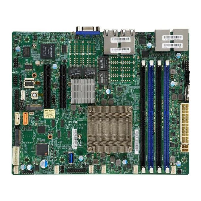 Supermicro A2SDV-8C-TLN5F Motherboard Intel Atom processor C3708 8-Core, SoC, up to...