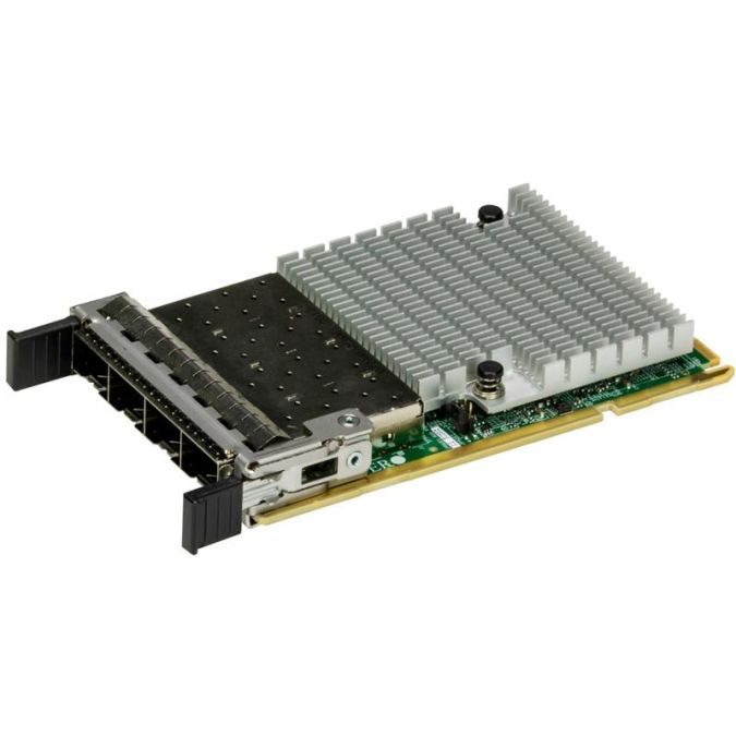 Supermicro AOC-A25G-I4SG E810-CAM1 25GbE Network Adapter Quad SFP28 Ports PCIe 4.0 x16...
