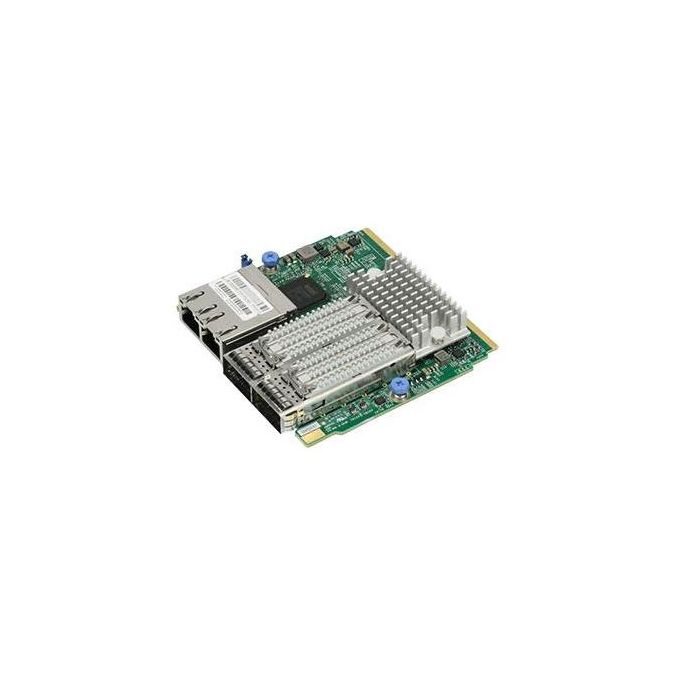 Supermicro AOC-MHIBF-M2Q2G InfiniBand FDR Adapter, in Supermicro Super I/O Module...