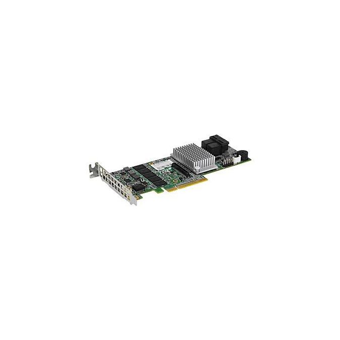 Supermicro 8-Ports SAS3 12Gb/s & SATA3 6Gb/s Gen3 PCIe x8 Hardware RAID 0, 1, 10, 5, 6,...