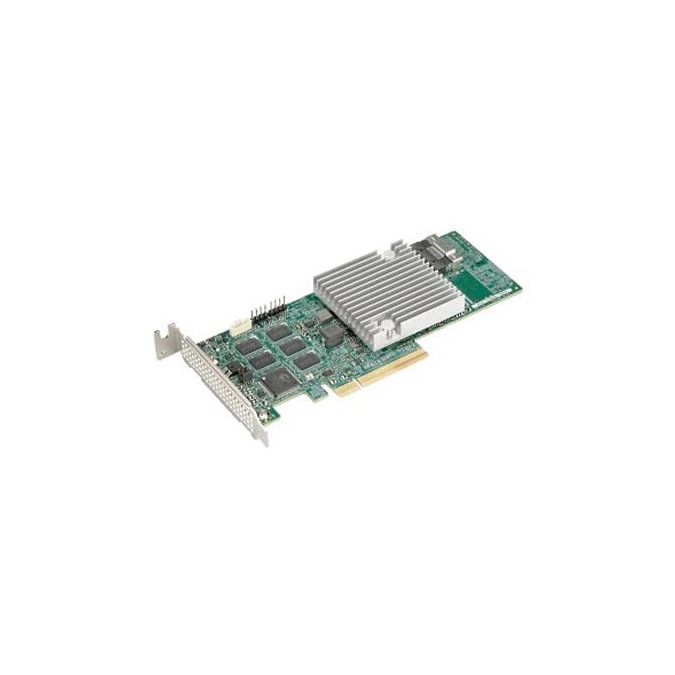 Supermicro 8-Port SAS3 12Gb/s & SATA3 6Gb/s Gen4 PCIe x8 Hardware RAID 0, 1, 5, 6, 10,...