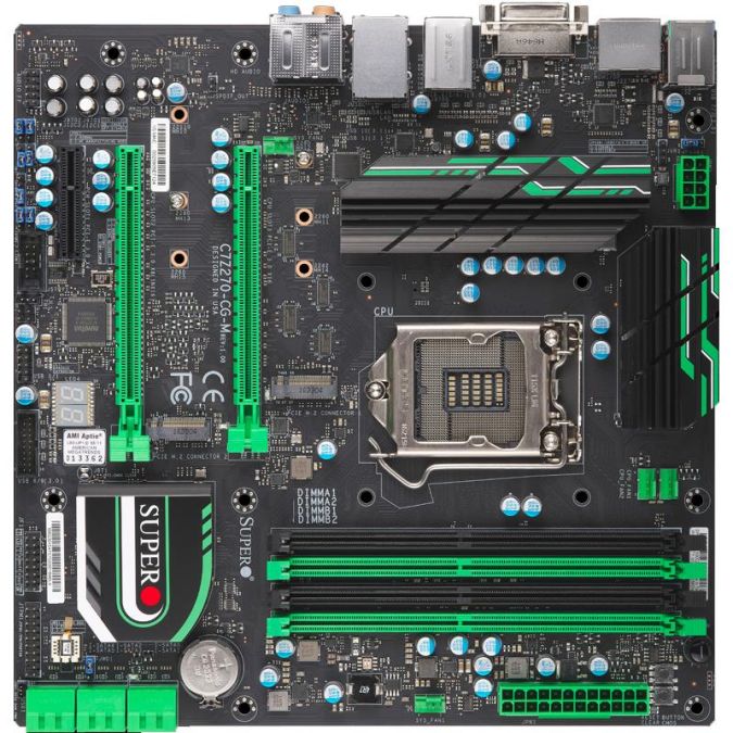 Supermicro C7Z270-CG-M Motherboard MicroATX Single Socket H4 LGA-1151 Intel Core...