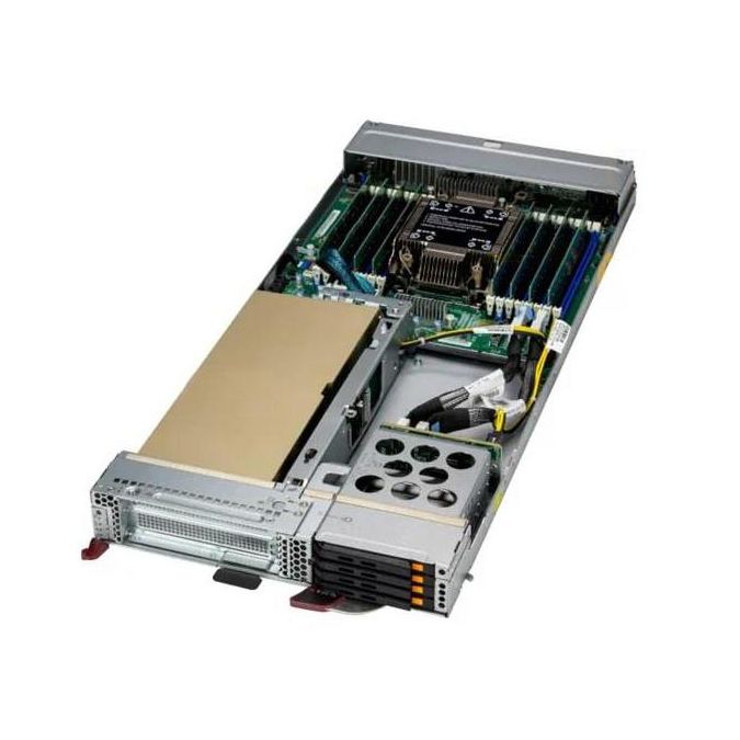 Supermicro SBI-612B-1NE34 SuperBlade Sled Barebone Single Intel Xeon 6700/6500 Series...