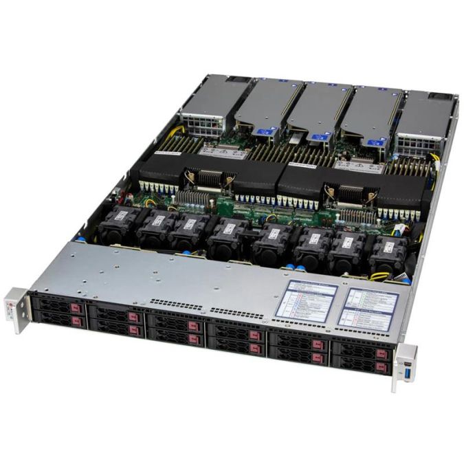 Supermicro SYS-122C-TN CloudDC 1U Barebone Dual Intel Xeon 6700/6500 Series Processors...