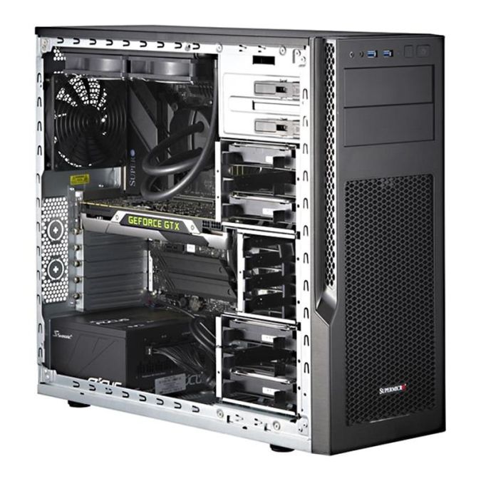 Supermicro SYS-531AD-I Desktop Gaming Workstation Mid-Tower Single Intel Core...