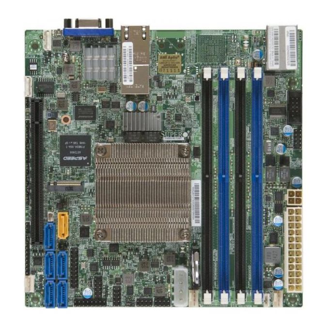 Supermicro X10SDV-2C-TLN2F Motherboard Mini-ATX SoC with Intel Xeon processor D-1508...