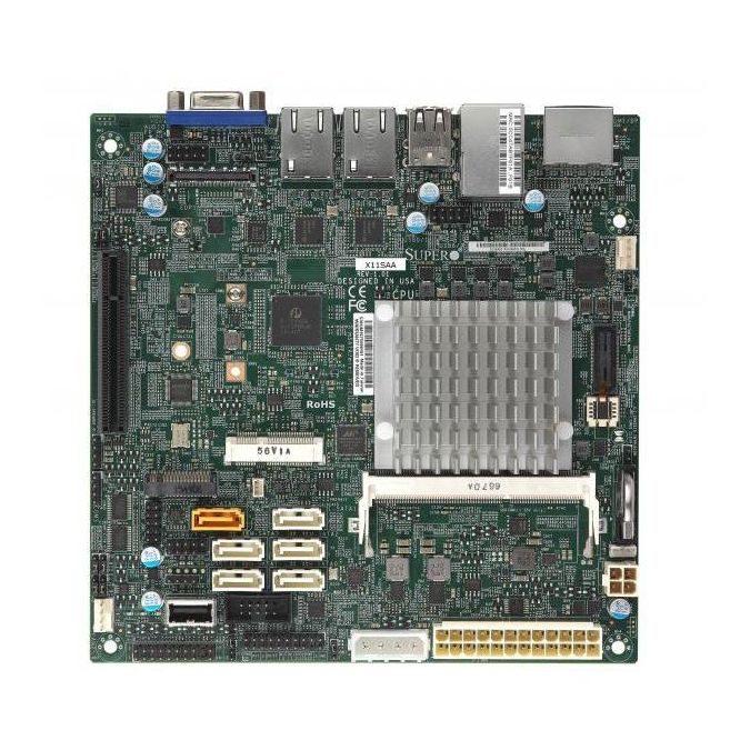 Supermicro X11SAA Motherboard mini-ATX with Intel Processor N4200 (Pentium Apollo Lake,...