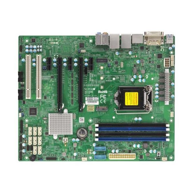 Supermicro X11SAE Motherboard ATX Single Socket H4 (LGA 1151) for Intel Xeon E3-1200...