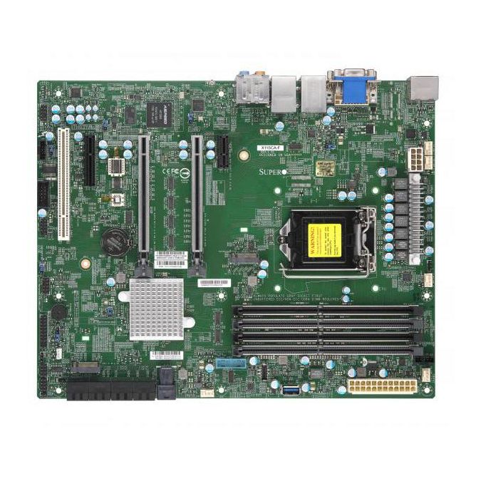 Supermicro X11SCA-F Motherboard ATX Single Socket LGA-1151 Intel Xeon E-2100/E-2200...