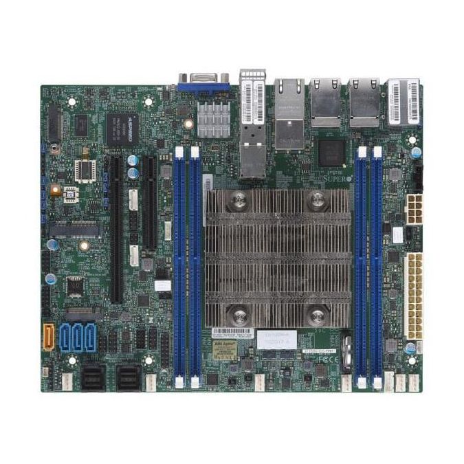 Supermicro X11SDV-12C-TP8F Motherboard Flex-ATX Intel Xeon D-2166NT, 12-Core SoC...