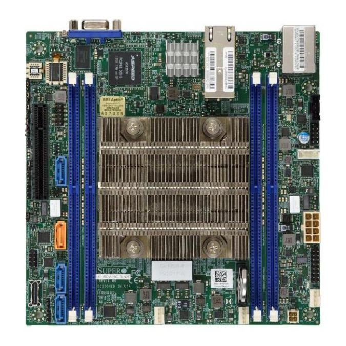 Supermicro X11SDV-16C-TLN2F Motherboard Mini-ITX Intel Xeon D-2183IT, 16-Core SoC...