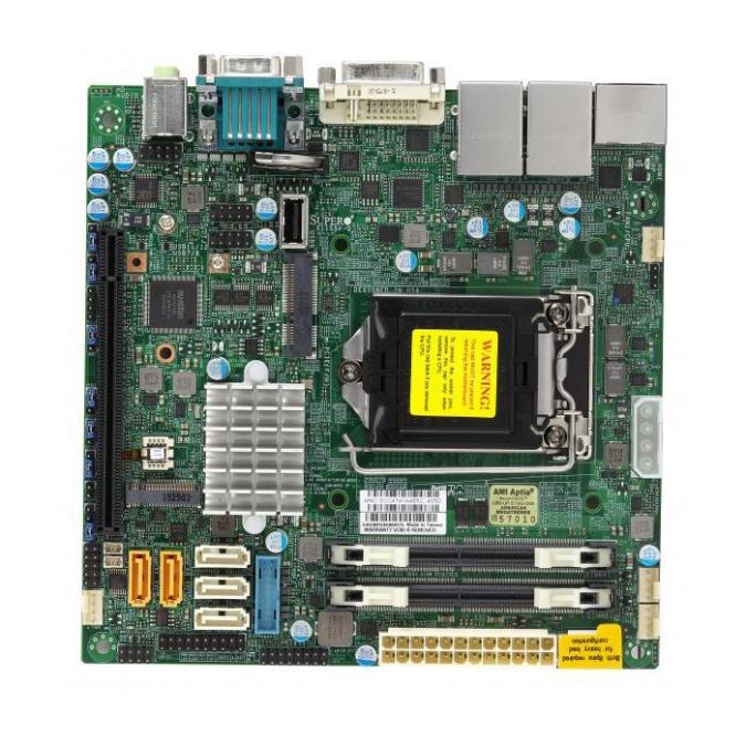 Supermicro X11SSV-Q Motherboard mini-ATX Socket H4 (LGA 1151) for Intel 6th Gen Core...