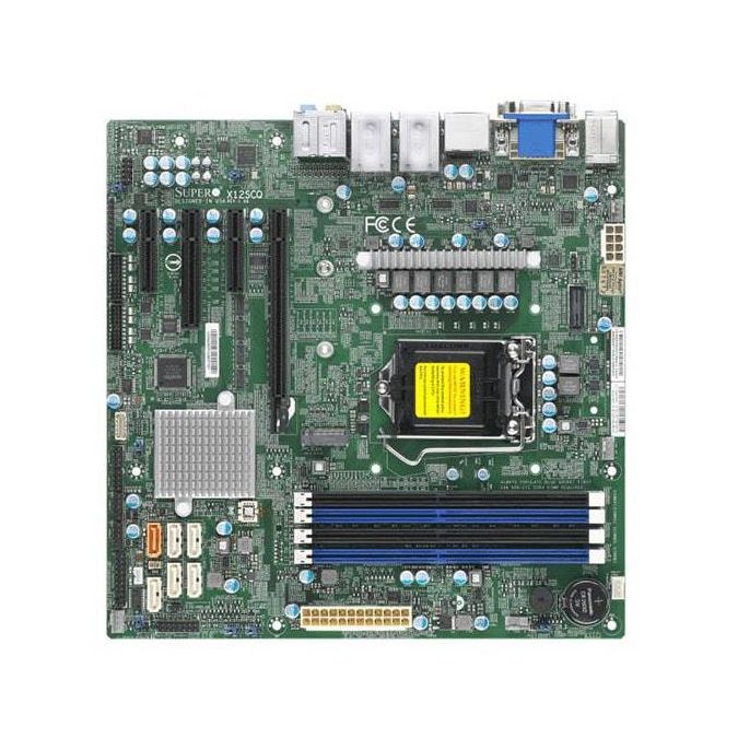 Supermicro X12SCQ Motherboard Micro-ATX Single Socket LGA-1200 for 10th Gen Intel Core...