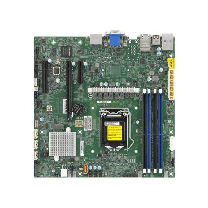 Supermicro X12SCZ-F Motherboard Micro ATX Single Socket LGA-1200 (Socket H5) Intel Xeon...