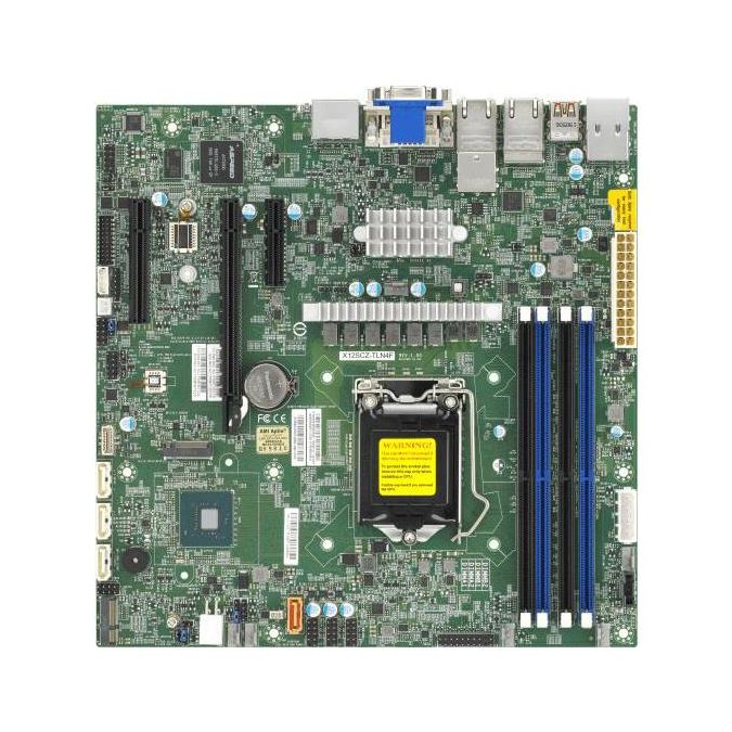 Supermicro X12SCZ-TLN4F Motherboard Micro ATX Single Socket LGA-1200 (Socket H5) Intel...