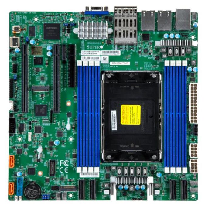 Supermicro X14SBM-TP4F Motherboard microATX Single Socket E2 (LGA-4710) Intel Xeon...