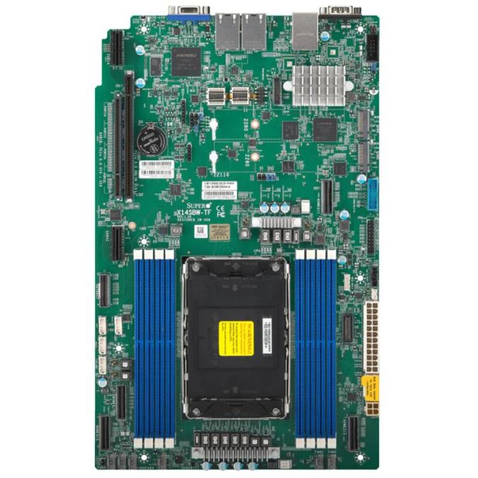 Supermicro X14SBW-TF Motherboard Proprietary WIO Single Socket E2 (LGA-4710) Intel Xeon...