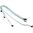 Supermicro SATA cable 4x SATA - CBL-0180L-01 NEW
