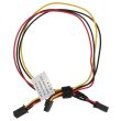 Fujitsu power cable 1x 4pin 2x 4-pin socket 42cm - T26139-Y3959-V307