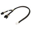 Dell compatible GPU Power Splitter Cable 8-pin to 1x 6-pin 1x 6+2-pin - 9H6FV