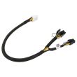 Dell compatible GPU Power Splitter Cable 8-pin to 1x 6-pin 1x 6+2-pin - 9H6FV