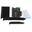 ICY BOX PCIe extension card for M.2 M-key NVMe SSD PCIe 4.0 x4 IB-PCI208-HS NEU