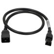 HPE SDG300 - C20 250V 16Amp Black 1m Jumper Cord - P24675-B21