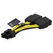 nVidia GPU Power Cable 10cm 2x 8-pin Buchse auf 8-pin Stecker - 030-0571-000