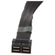 Dell compatible SAS cable SFF-8643 to Slim SAS SFF-8654 8i R740xd 24x NVMe G5KWM