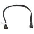 Dell compatible SAS cable SFF-8643 to Slim SAS SFF-8654 8i R740xd 24x NVMe G5KWM
