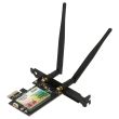 Ubit AX200 W-Lan card 802.11 ac/ax WiFi 6 Bluetooth 5.0 PCIe x1