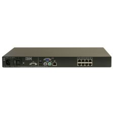 IBM Console Switch KVM CAT5 1x8-Port 1735-3LX 41Y9317