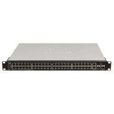 Cisco Switch Stackable Managed 48x 1GbE PoE+ 4x SFP 2x RJ45 1GbE - SG500-52P-K9