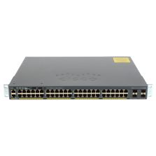 Cisco Switch Catalyst 2960-X PoE+ 48x 1GbE RJ45 4x 1GbE SFP - WS-C2960X-48LPS-L