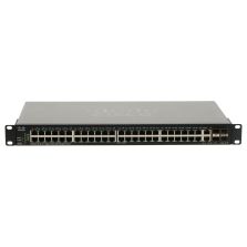 Cisco Switch Stackable Managed 48x 1GbE 4x SFP+ 2x RJ45 10GbE - SG350X-48-K9