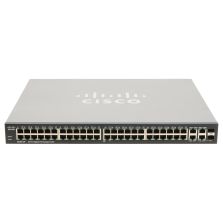 Cisco Switch 48x 1GbE PoE 4x 1GbE 2x SFP 1GbE w/o Bracket - SG300-52P-K9