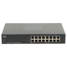 Cisco SG110-16HP Unmanaged Switch 16x 1GbE 8x PoE 64W - 74-12985-08