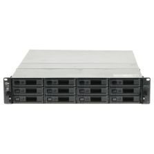 Synology RackStation NAS Storage 16GB 2x PSU 12x LFF 4x 1GbE 2x USB 3 RS18017xs