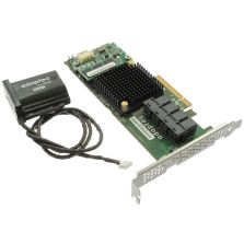 Adaptec RAID controller 4CH 1GB SAS SATA 6G PCI-E - ASR-71605