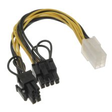 Power cable PCI Express 6-pin to 2x 8-pin NEW