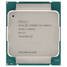 Intel CPU Socket 2011-3 6-Core Xeon E5-2603 v3 1.6GHz 15M 6.4 GT/s - SR20A