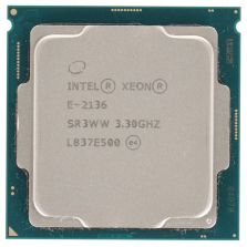 Intel Xeon E-2136 CPU 6-Core 3.3GHz 12MB 8GT/s 80W FCLGA1151 - SR3WW