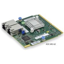 Supermicro AOC-MG-b2M 2-Port Gigabit Ethernet Controller Card - Super I/O Module (SIOM)...