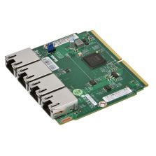 Supermicro AOC-MGP-I4 4-Port Gigabit Ethernet Controller Card - Super I/O Module (SIOM)...
