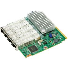 Supermicro AOC-MTG-i4S 4-Port 10GbE SFP+ Ethernet Controller Card - Super I/O Module...