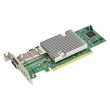 Supermicro AOC-S100G-B1C Network Controller Compact Size Low-Profile QSFP28 Connector...