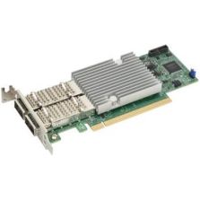 Supermicro AOC-S100G-B2C Network Adapter Compact Size Low-Profile Card Dual QSFP28...