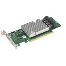 Supermicro 16-Port SAS3 12Gb/s & SATA3 6Gb/s Gen3 PCIe x16 HBA, Broadcom 3616,...