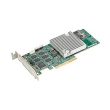 Supermicro 8-Port SAS3 12Gb/s & SATA3 6Gb/s Gen4 PCIe x8 Hardware RAID 0, 1, 5, 6, 10,...